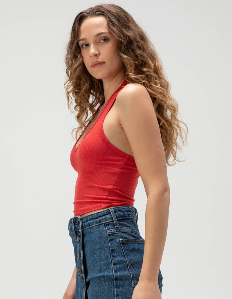 TILLYS Womens Halter Top - RED
