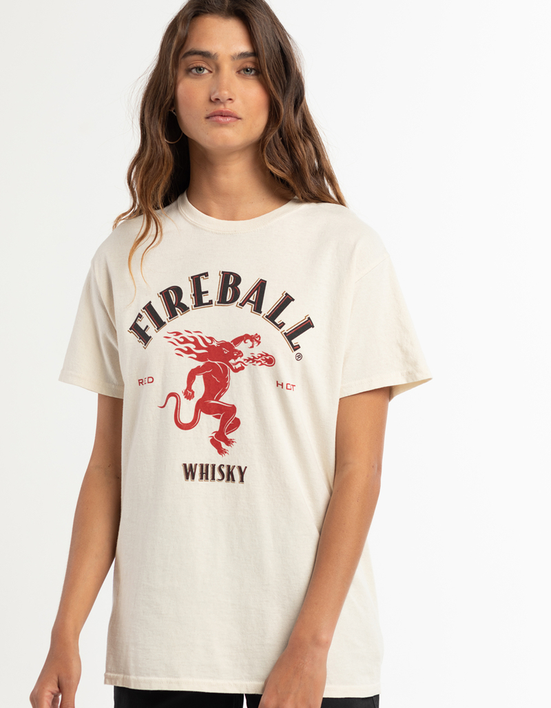 RIPPLE JUNCTION Fireball Womens Oversized Tee image number 0