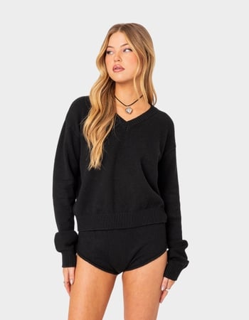 EDIKTED Comfort Club Oversized Sweater Primary Image