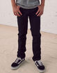 RSQ Boys Super Skinny Stretch Black Jeans image number 2