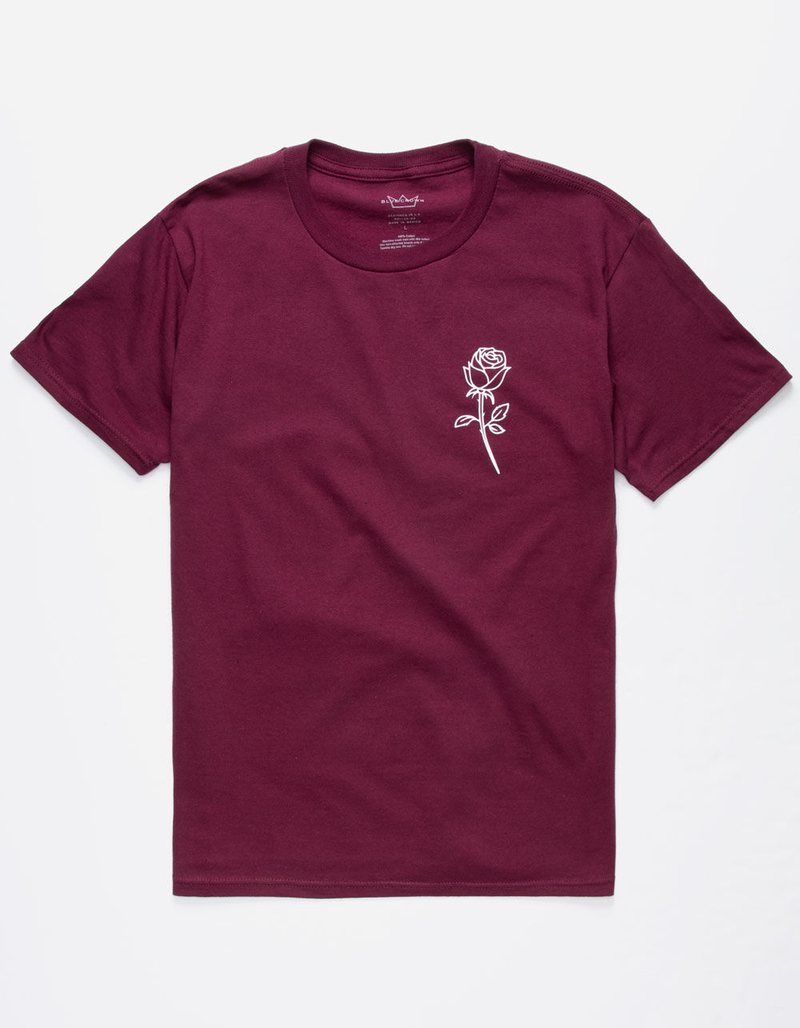 BLUE CROWN Coast To Coast Boys Burgundy T-Shirt image number 1
