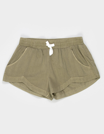 BILLABONG Mad For You Girls Elastic Waist Shorts Primary Image