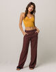 SKY AND SPARROW Stripe Womens Wide Leg Pants image number 4
