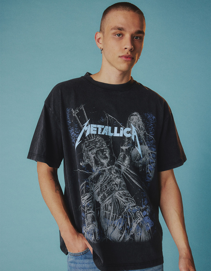 METALLICA Justice Mens Boxy Tee image number 0