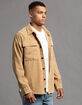 RSQ Mens Oversized Corduroy Button Up Shirt image number 5
