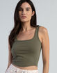 TILLYS Square Neck Womens Tank Top image number 1