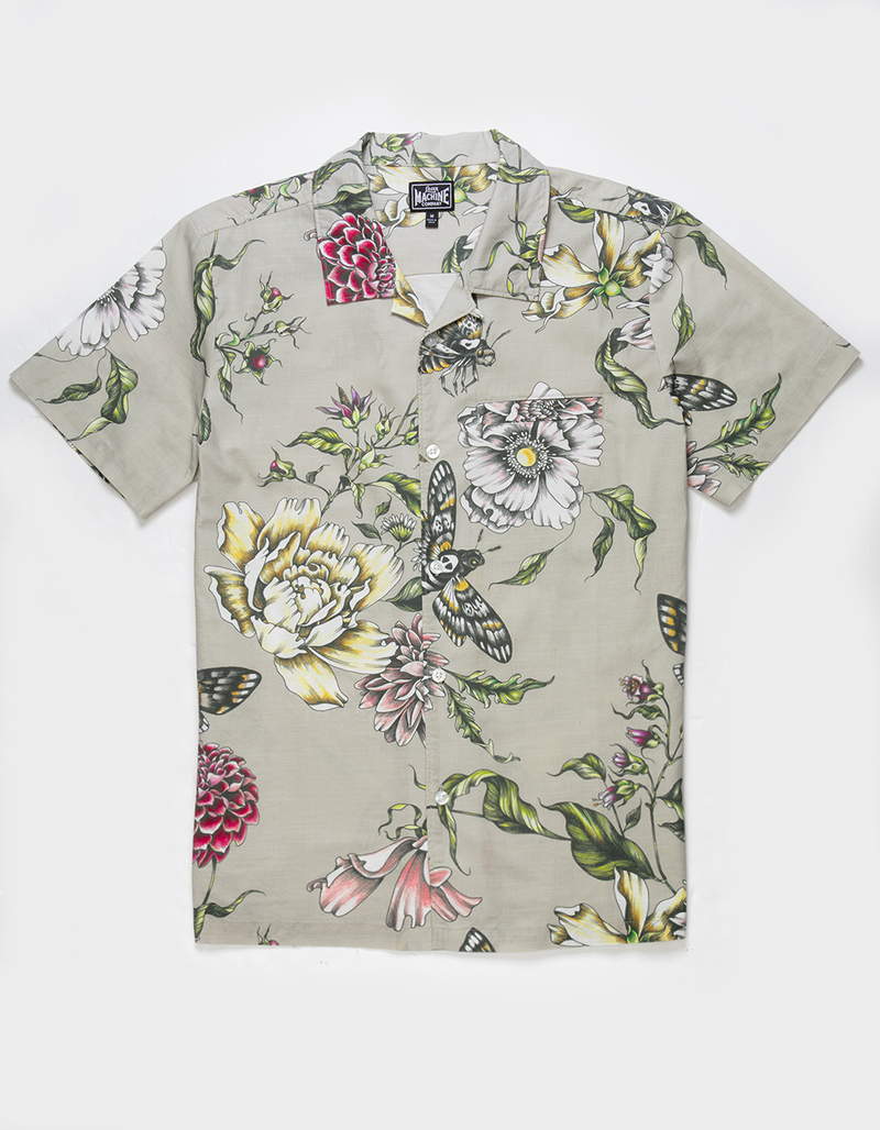 LOSER MACHINE Hawkmoth Mens Button Up Shirt image number 0