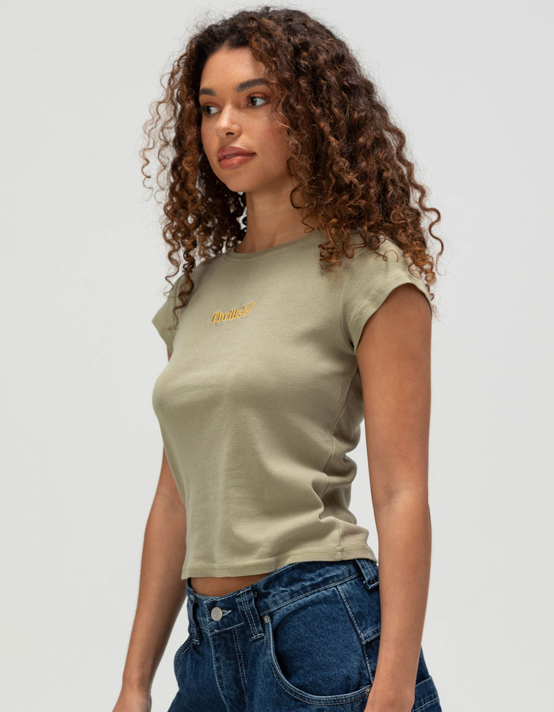 THRILLS Workwear Womens Cap Sleeve Tee image number 2