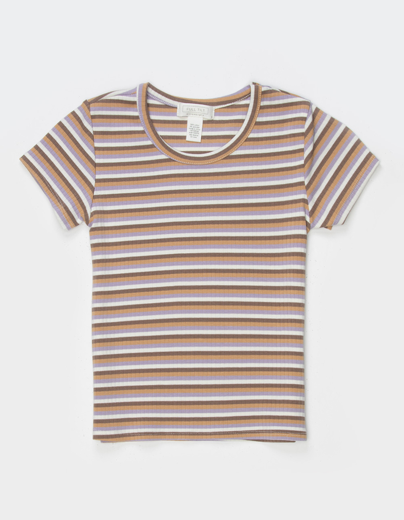 FULL TILT Essentials Girls Stripe Tee image number 0
