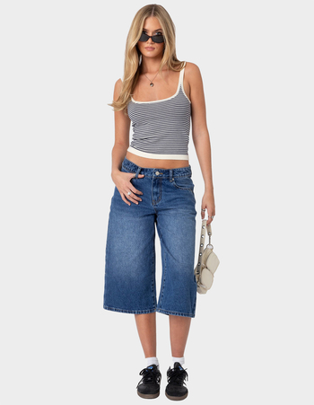 EDIKTED Saylor Striped Knit Tank Top Alternative Image