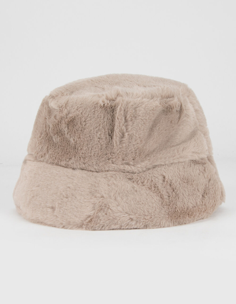 Faux Fur Bucket Hat image number 0