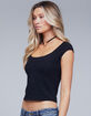 TILLYS Off The Shoulder Womens Top image number 3