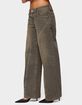 EDIKTED Charliza Stud Low Rise Baggy Jeans image number 2