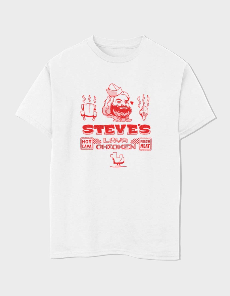 A MINECRAFT MOVIE Steve's Lava Chicken Unisex Kids Tee image number 0