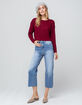 IVY & MAIN High Waisted Womens Straight Leg Jeans image number 4