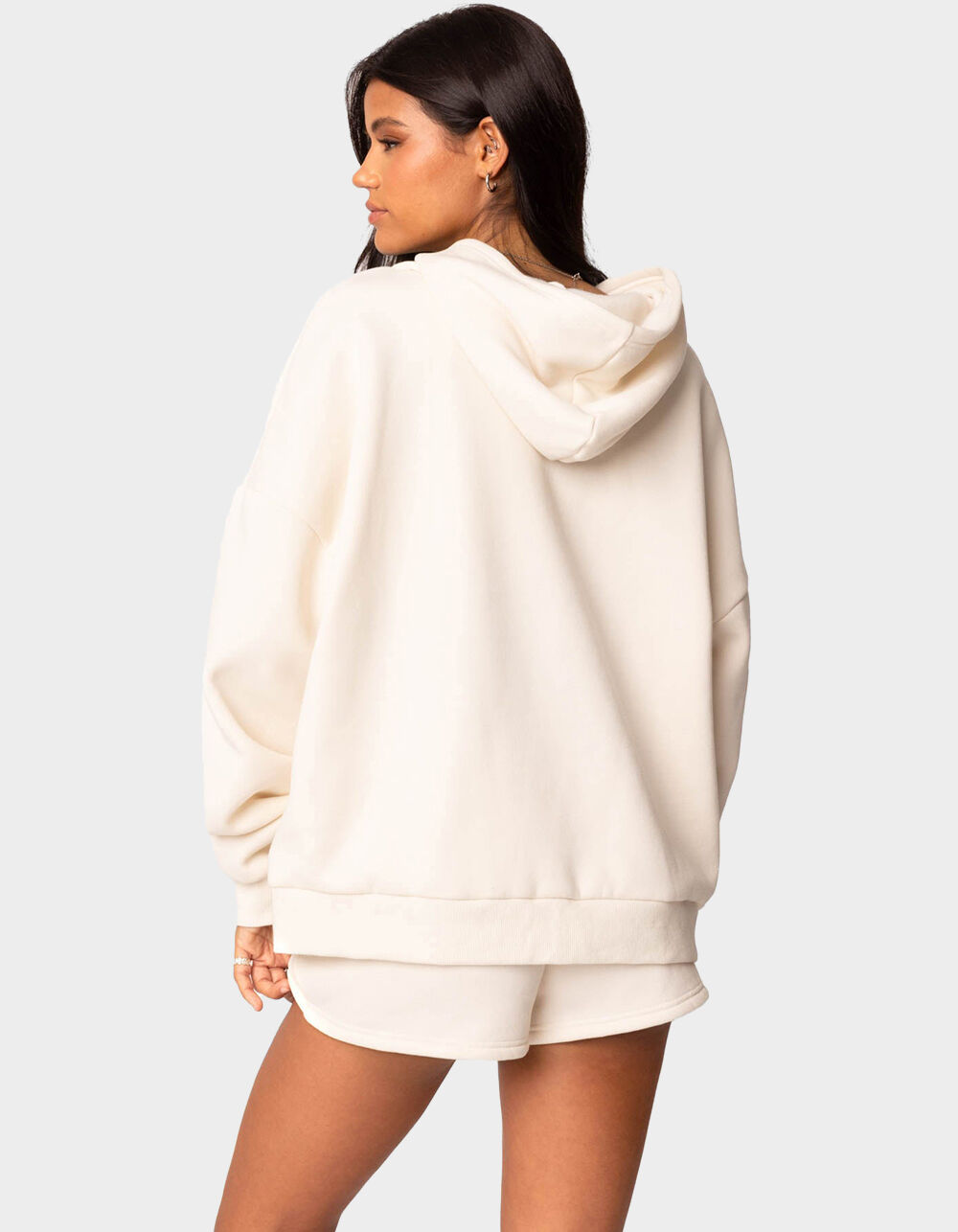EDIKTED Mon Cheri Hoodie - BEIGE - XL | Tillys