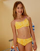 DAMSEL Texture Reversible Girls Bralette Bikini Set image number 1