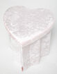 JUICY COUTURE Lidded Collapsible Heart Shaped Storage Cube image number 6