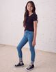 RSQ Mid Rise Cuff Girls Jeans image number 1