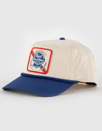 AMERICAN NEEDLE Pabst Roscoe Mens Snapback Hat Primary Image