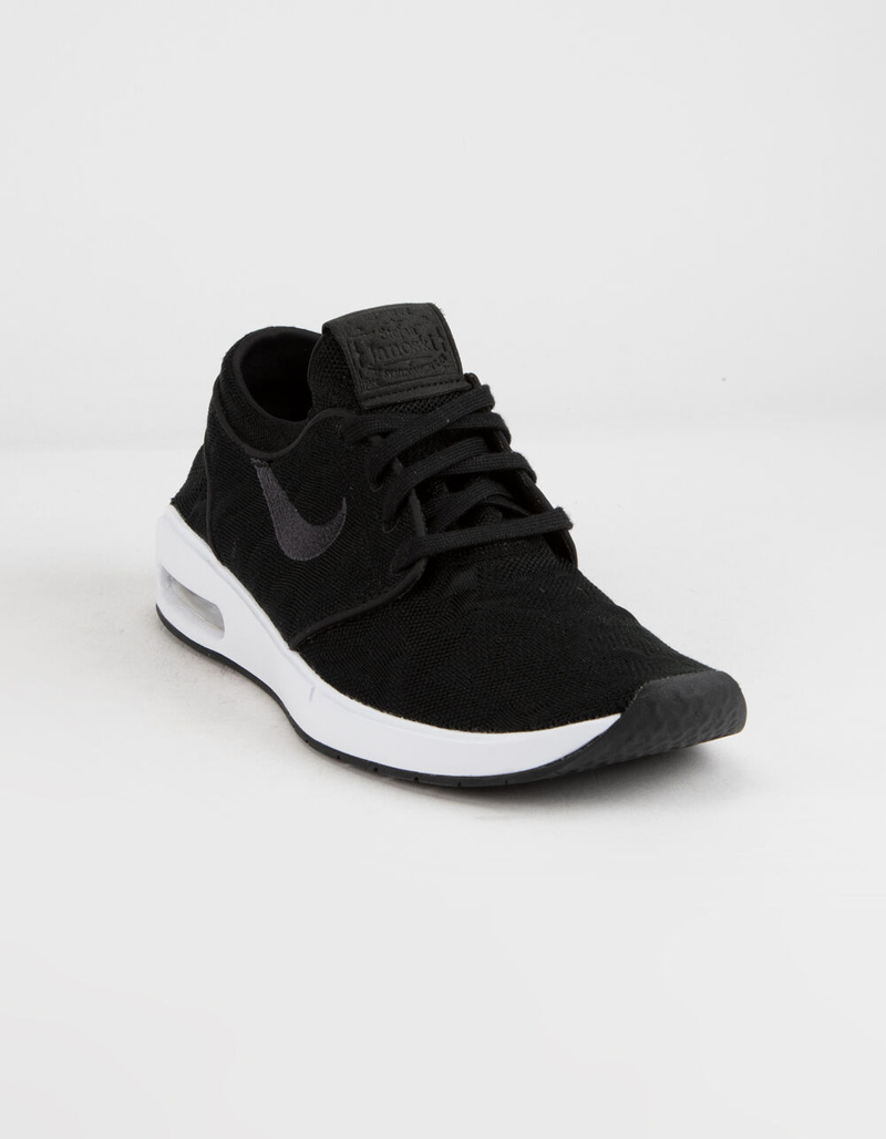 NIKE SB Stefan Janoski Max 2 Black & White Mens Shoes image number 1