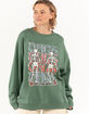 VANS Gem N Eyes Womens Oversized Crewneck Sweatshirt image number 4