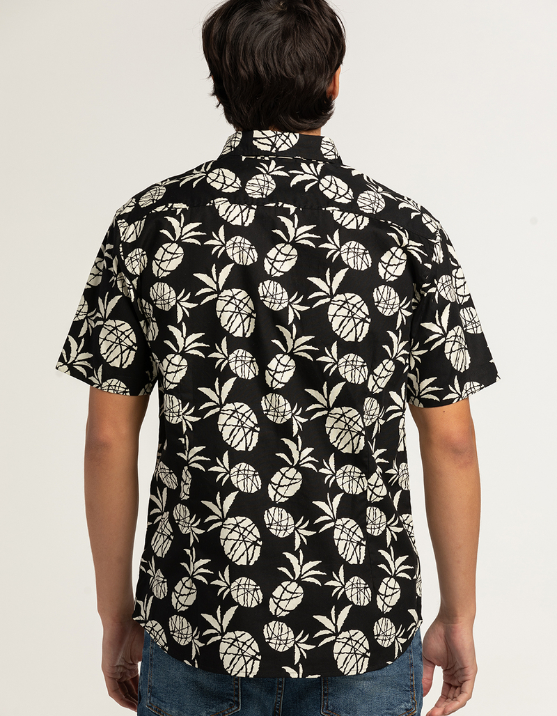 RSQ Mens Pineapple Button Up Shirt image number 3
