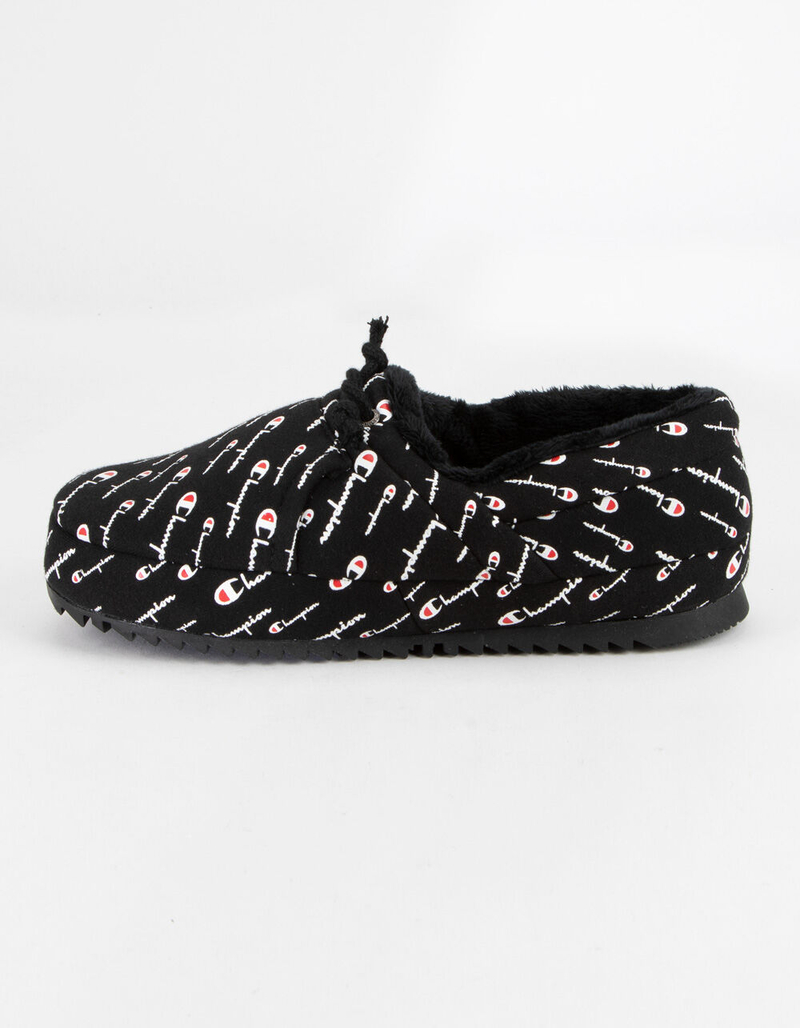 CHAMPION University Script Black Womens Slippers image number 2