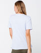 FULL TILT Essentials Slub Womens Light Blue Tee image number 3