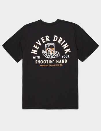 SENDERO PROVISIONS CO. Shootin Hand Mens Tee Primary Image