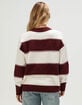 PINK ROSE Womens Stripe Sweater image number 4