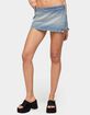 EDIKTED Roswin Wrap Denim Mini Skort image number 1