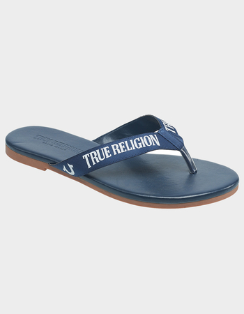 TRUE RELIGION Doja Logo Thong Womens Flip Flops Primary Image