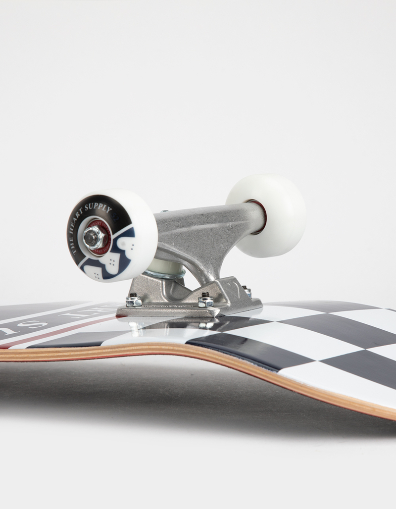 THE HEART SUPPLY Insignia Checkerboard 8" Complete Skateboard image number 2