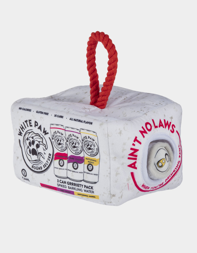 HAUTE DIGGITY DOG White Paw Grrriety Pack Activity House Dog Toy 4-Pack image number 1