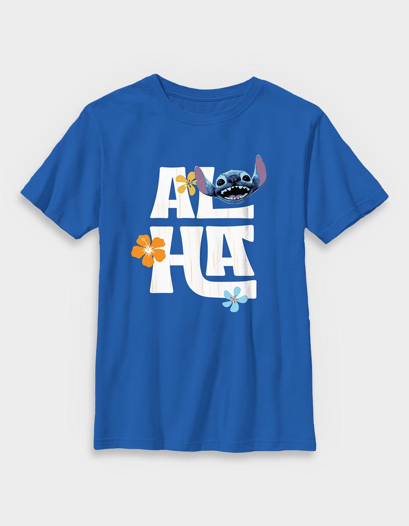 LILO & STITCH Aloha Flowers Unisex Kids Tee image number 0