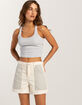 LEE High Rise Womens Carpenter Shorts image number 1