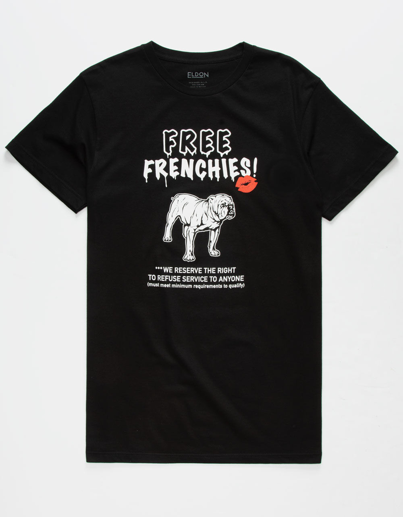 ELDON Free Frenchies Mens T-Shirt image number 0