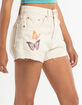 LEVI'S 501 Give Me Butterflies Womens Denim Shorts image number 2