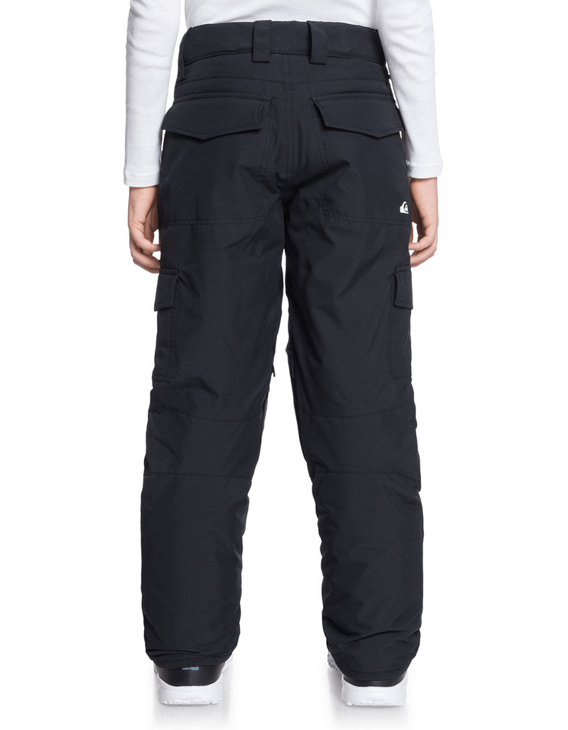 QUIKSILVER Porter Boys Black Snow Pants image number 2