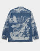 HUF Twenty Denim Mens Shirt Jacket image number 2