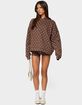 EDIKTED Chelsie Polka Dot Hoodie image number 5