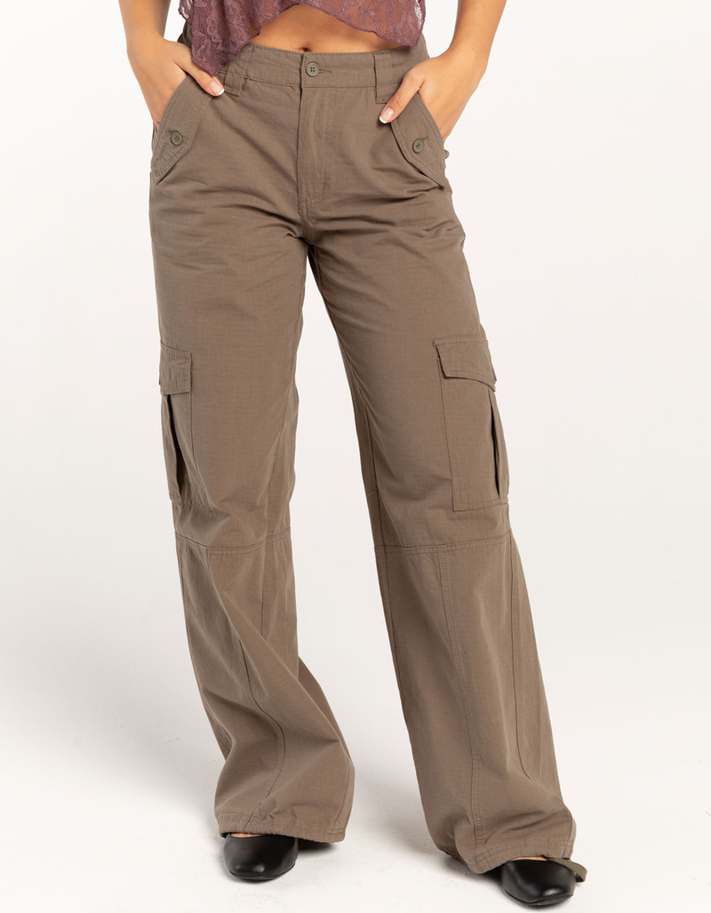 RSQ Womens Low Rise Ripstop Cargo Pants image number 1
