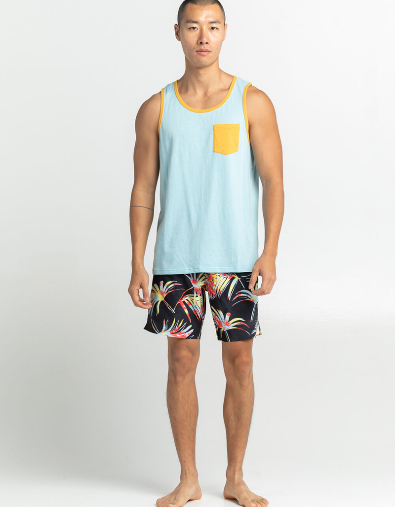 BLUE CROWN Mens Pocket Tank Top image number 5