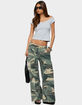 EDIKTED Allen Camo Wide Leg Sweatpants image number 5