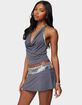 EDIKTED Briella Cowl Neck Halter Top image number 2