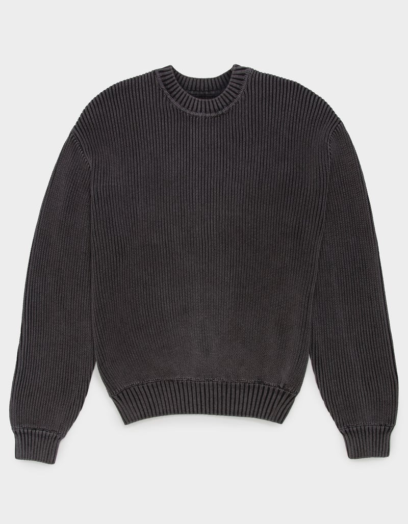 RSQ Mens Washed Crewneck Sweater image number 0