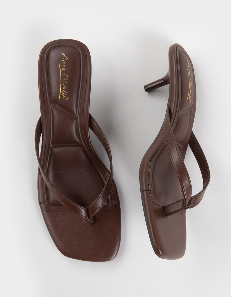 ANNE MICHELLE Daytime Kitten Womens Heels image number 4