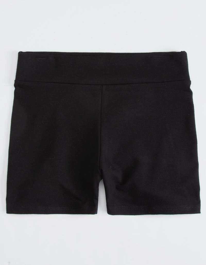 FULL TILT Black Girls Biker Shorts image number 0