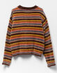 VOLCOM Bubble Tea Girls Striped Sweater image number 2